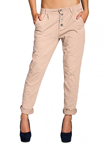 Caspar KHS027 Pantalon Chino en Coton, Couleur:Vieux Rose, Taille:XXL