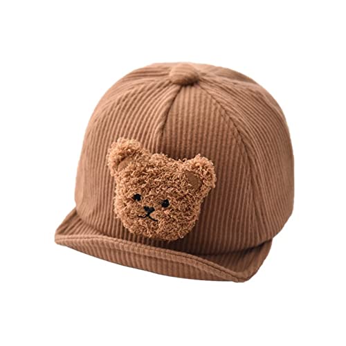 Suxgumoe Baby Winter Hat, Autum Winter Toddler Bear Cartoon Baseball Caps for Boys Girls