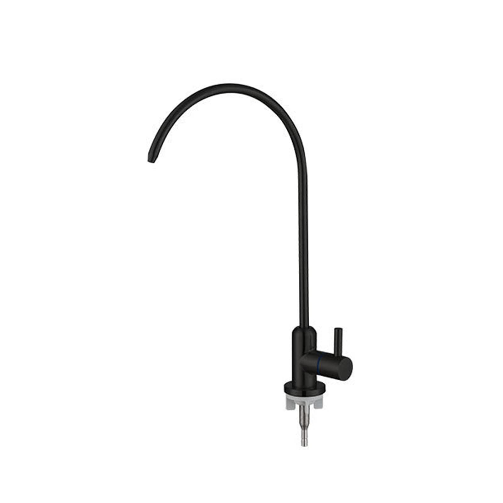 Robinet d'eau filtrante or et noir mitigeur de cuisine haut de gamme en laiton