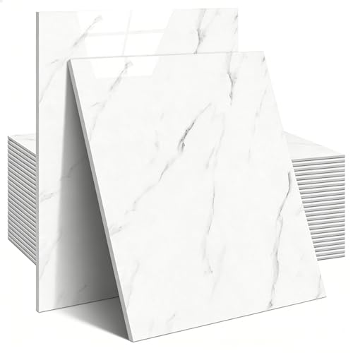 Baldosas De Mármol Autoadhesivas, 24 Unidades, Suelo De Pvc, Autoadhesivas, 30 X 30 Cm, Resistentes Al Agua Y A La Suciedad, Se Pueden Cortar, Para Baño, Cocina, Salón