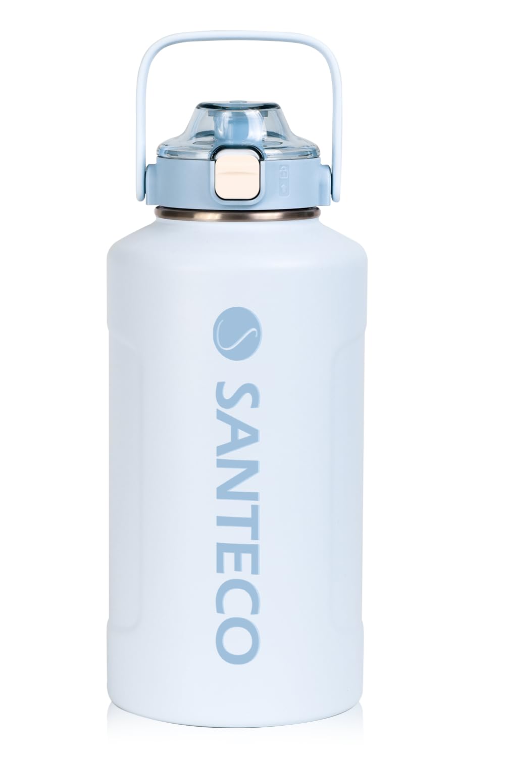 SANTECO 水筒 真空断熱 大容量 魔法瓶 保冷 保温 1900ML ストロ…