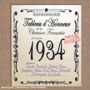 Tableau d'honneur de la Chanson française de l'année 1934