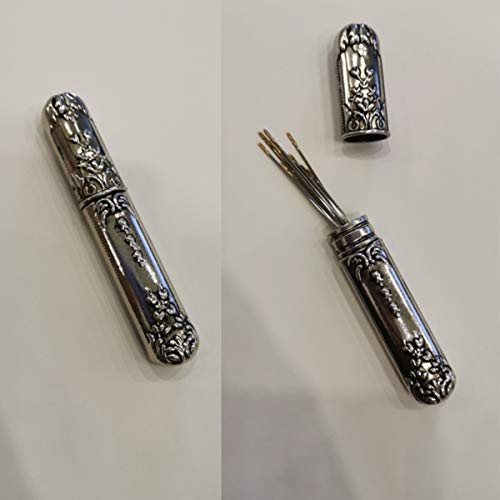 Needle Storage Sewing Needles Holder Portable Sewing Storage Case Embroidery Needle Storage Case Box For Hand Sewing Needle Storage Vintage Needle Case Diy Sewing Tools (Red Copper) #TOP5