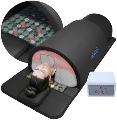 Portable Infrared Sauna Dome | 1300W Power | Near-Zero EMF | Full...