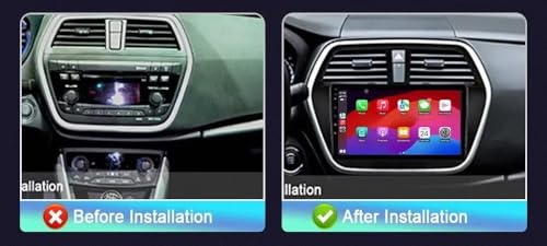 Radio Coche 2 DIN para Suzuki SX4 S Cross 2012-2016 con Carplay y Android Auto 2