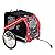 Pawhut Folding Dog Carrier Bicycle Pet Trailer in Steel Frame Stroller - Red & Black