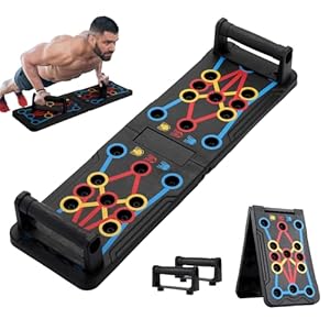 Foldable PushUp Stands Board Fitness,Workout Equipment for Home Gym, Men & Women Adjustable Pushup Board for Chest, Abs, Arms & Core Training,Portable Push-Up Board for Full Body Exercise