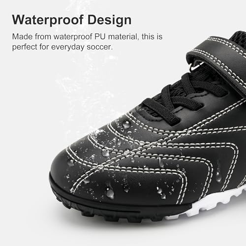 Stelle Boys Girls Indoor Soccer Shoes Kids Turf Shoes Baseball/Softball Futsal Athletic Cleats for Toddler/Little/Big Kid3