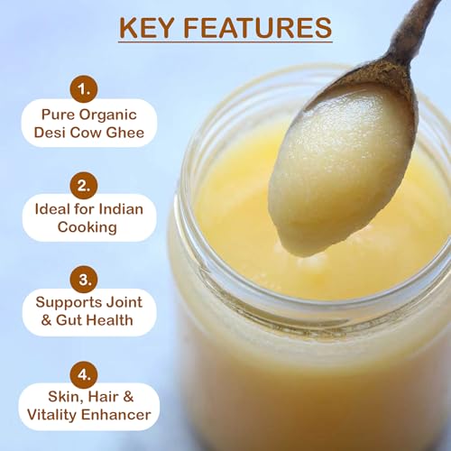 Image of IKAI Organic Desi cow ghee | 100% Cow ghee | Healthy & Organic Food | Pure | 250g