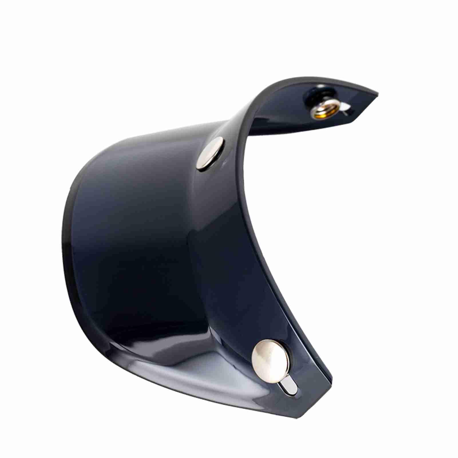 Visor Hełm, Kask Motocyklowy Visor Hełm Sun Helask z Otwartym Przeciwsłonecznym Słońcem 3/4 (Ciemny)