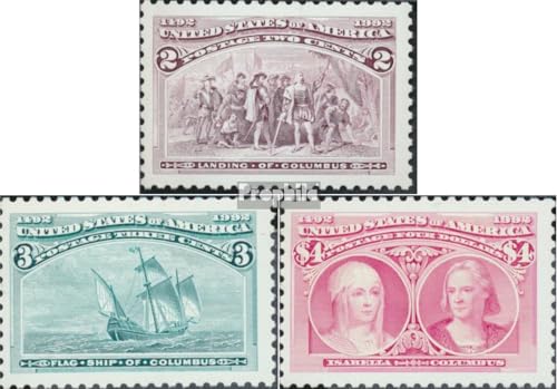 Prophila Collection EEUU 2231-2233 Sellos MNH 1992 Descubrimiento América