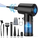 エアダスター 電動 強力 電動エアダスター 3速調整 100,000 RPM 送風力 超強力圧縮エアダスター 内蔵7,600mAh充電式バッテリー TYPE-C充電式ダストブロワー