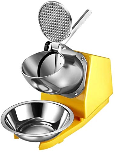 Ice crusher Elektrische, bewegliches Gewerbe Doppelmesser Eismaschine 300W Schnee-Kegel-Maschine Milk Tea Shop Smoothie… – Bild 4