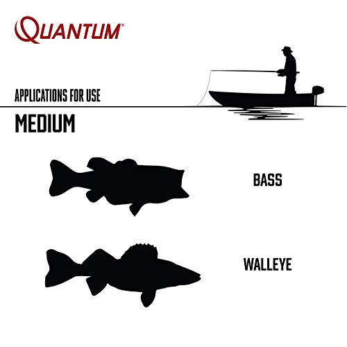 Quantum Reliance Spinning Reel and Fishing Rod Combo, 7-Foot 2-Inch 1-Piece Fishing Pole, Size 30 Reel, Changeable Right- or Left-Hand Retrieve, Graphite Rod with Cork Handle, Silver/Black