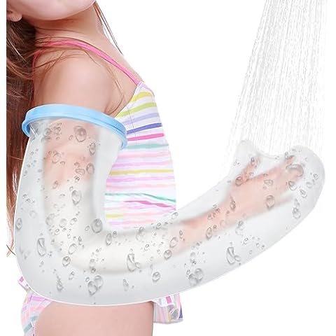 AOOWU Child Arm Cast Cover for Shower, Waterproof Full Arm Cast and Bandage Protector, Reusable Broken Arm Plaster Dressing Cover Sleeve, Watertight Protection for Bandages & Plasters Dry Cover