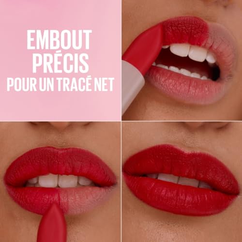 Rouge À Lèvres Sérum Maybelline New York JA223400 – Hydratation 8h, Couleur Intense - vue 7