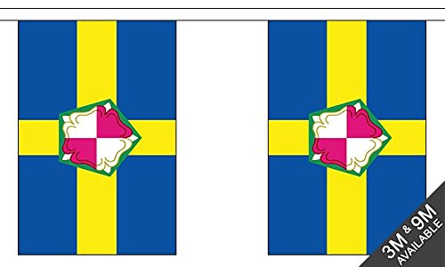 Flagtex Pembrokeshire Fabric Bunting – 3m with 10 Flags – Premium Indoor & Outdoor Decoration — image 1