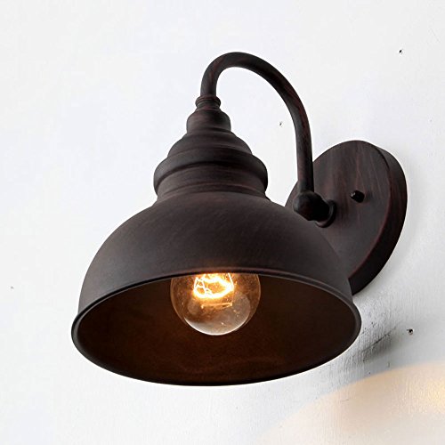 Hdmy Applique murale en aluminium de style industriel Lanterne murale extérieure européenne Luminaire extérieur étanche Luminaire mural Applique murale Creative Garden