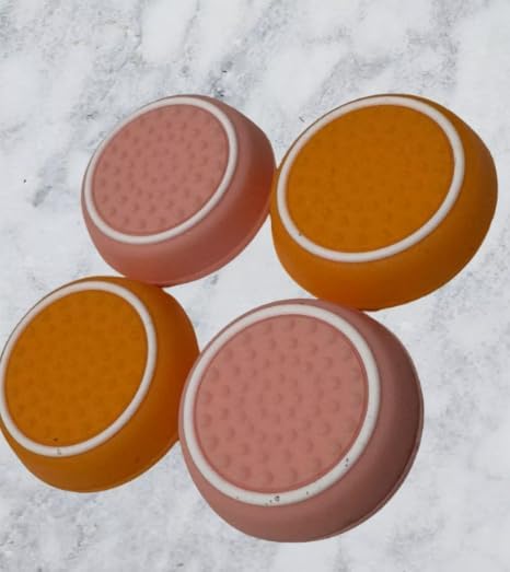 PearlBytes Thumb Grips compatible with PS4/PS5/XBOX Series, Quality Silicone Material - Gaming Accessories - 4pcs