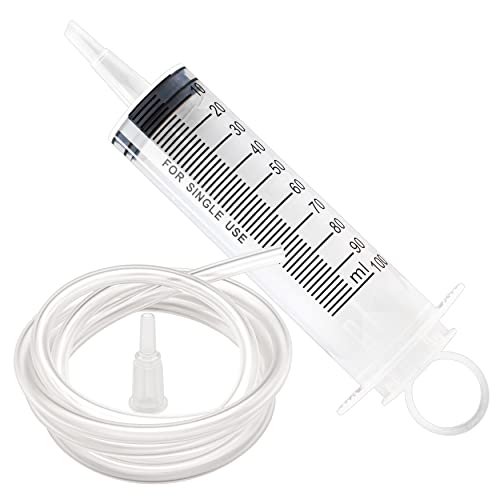 Spritze 100 ml mit Schlauch 1 m