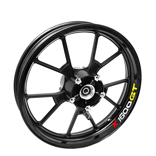 Décalcomanies de roue BMW K1600GTL autocollants de jante finition haute précision A09