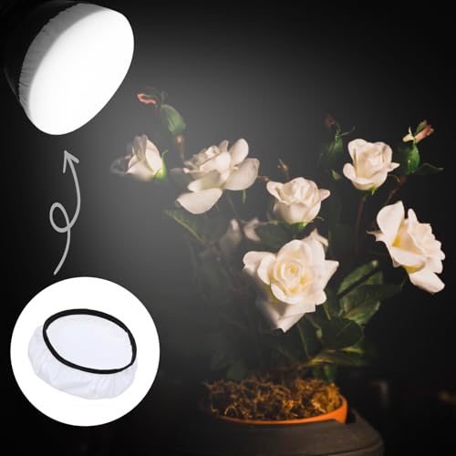 Image of 7 inch /18cm Light Diffuser,Soft Diffuser Lamp Cover White Lamp Shade Diffuser,Great for Studio Strobe Reflectors, Video Shooting (6Pcs)