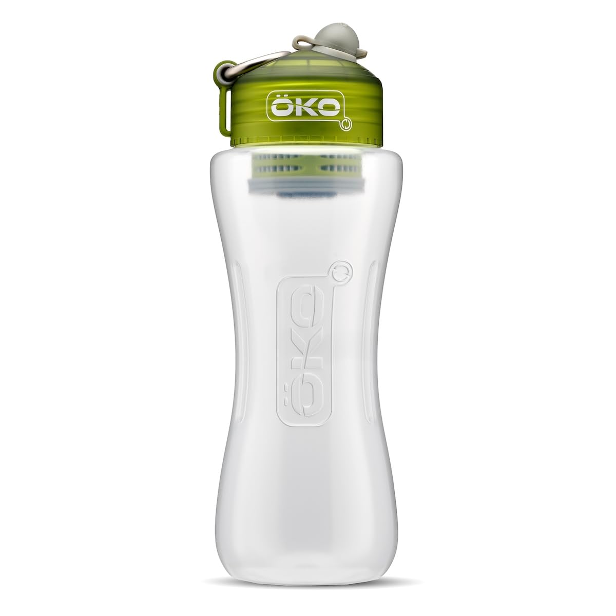 OKO ÖKO - Advanced Water Bottle with Filter Derived from NASA Technology, Filtered Water Bottle for Travel, Outdoors & Home, 1 L, Moss