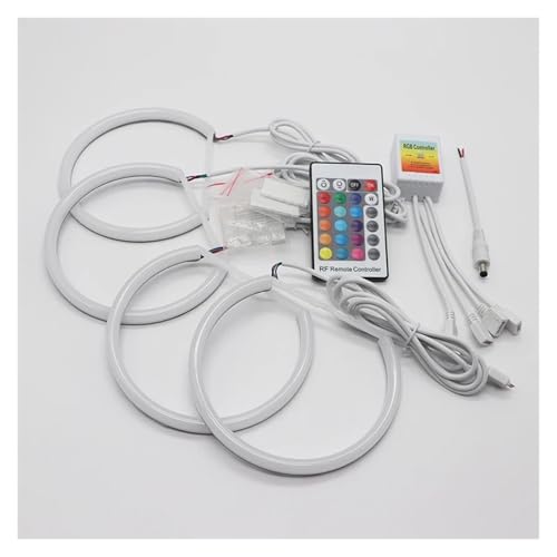 Per BMW E36 Serie 3 1992-1998 con fari Kit di anelli Angel Eyes LED RGB a 16 colori Car Styling Milk
