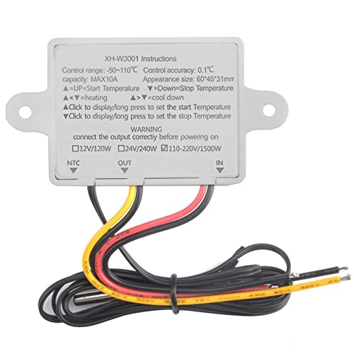 Diymore 1_011832US2 2Pcs W3001 Digital Temperature Controller thumb #4