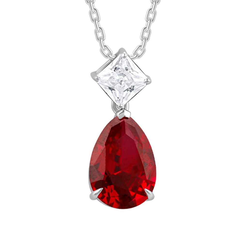 925 Silver Scarlet Drop Pendant With Link Chain, Adjustable | Gifts for Women and Girls | With Certificate of Authenticity and 925 Stamp | 6 Months Warranty-image-24
