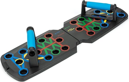 Gymtek Faltbare Liegestütze Brett - Push Up Board mit Liegestützgriffe...