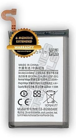 Image of EB-BG960ABE Battery for Samsung Galaxy S9 / G960F / G960 / SM-G960F / G9600 / Battery with 6 Month Warranty ****(P145)