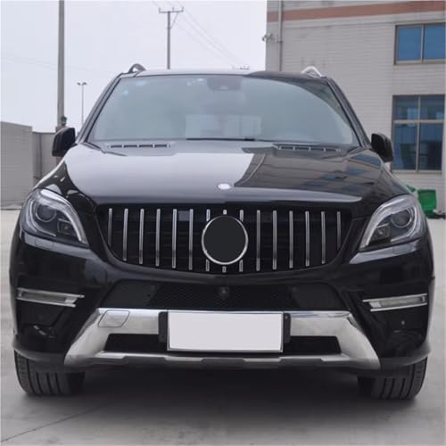 Grille de capot Benz Classe ML W166 finition chromée noire premium