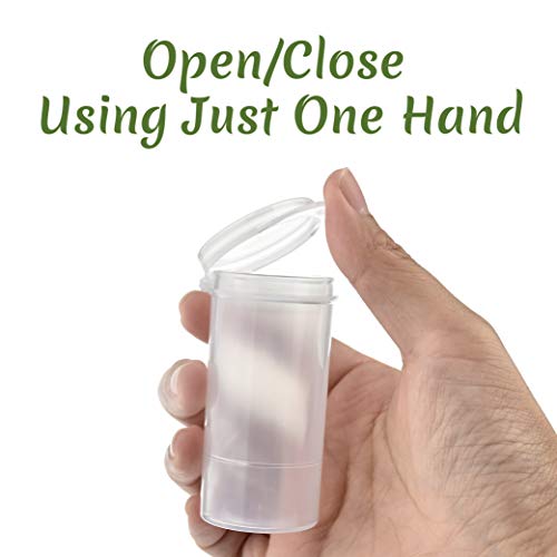 Image of Maymom Water Tight Sample Vials, Bottle, Cup, for Small Parts, Beads; Air Tight; Prescription Bottle, Rx Vial (40mL)