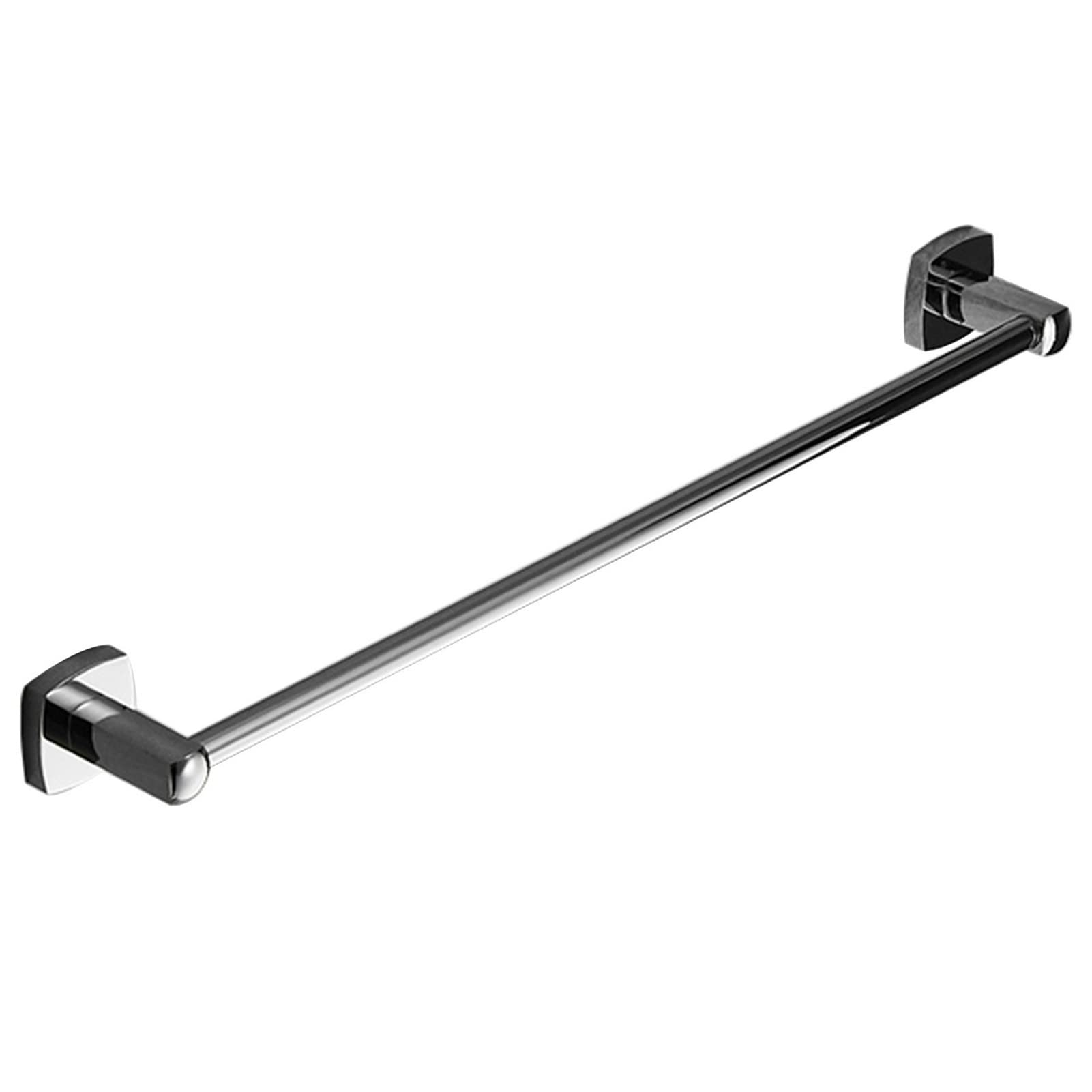 Barra de toallas para baño en color plata ideal para renovar el aseo familiar