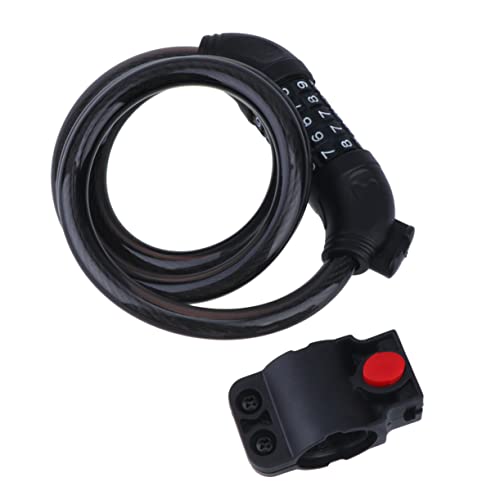 Gogogmee Chain Lock Combination Password Theft Lock for Bicycles Mountain Bikes and Motorcycles Durable and Long Lasting Security Black
