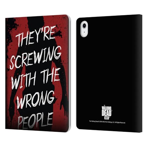 Carcasa de cuero para iPad Air 2020 con diseño de The Walking Dead Rick Grimes