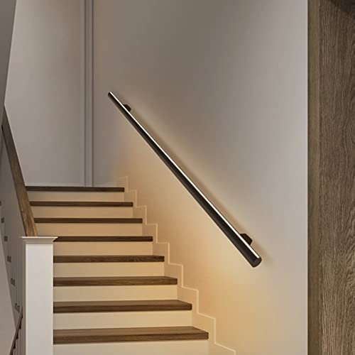 Rampe d'escalier aluminium LED pour escaliers exterieurs et cours