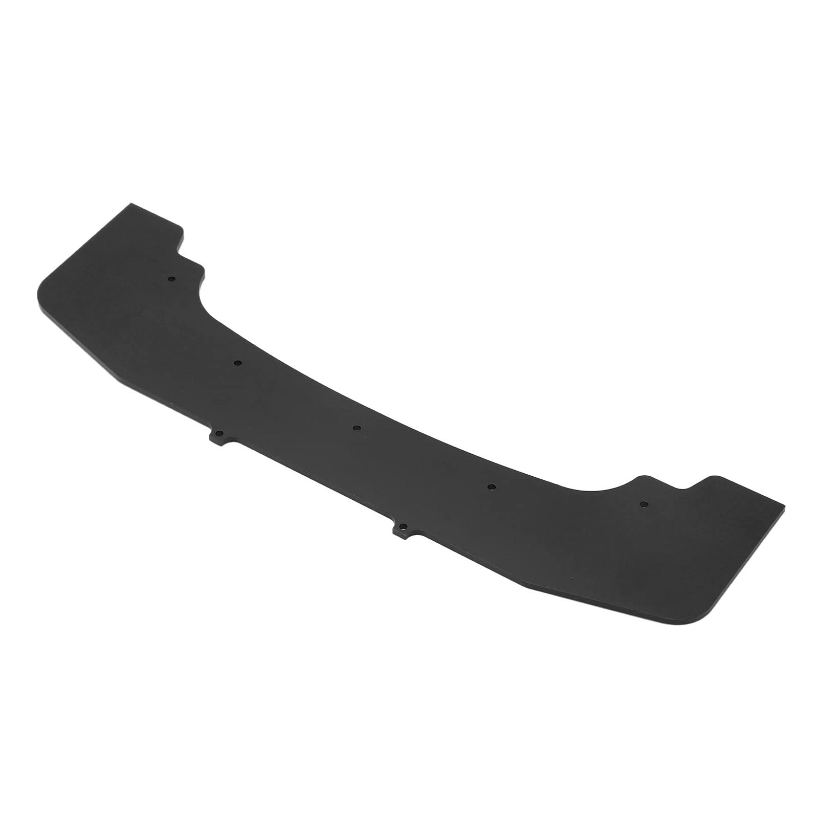 plplaaoo RC przedni zderzak ze stopu aluminium, wytrzymały, nierdzewny, odporny na uderzenia, przedni rozdzielacz do samochodów RC serii 1/7 1/8, długość 310 mm (czarny)