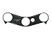 Triple Tree Upper Top Clamp Carbon Look 3D Sticker Emblem For Yamaha R1 2002-2003