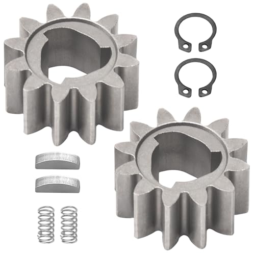 42661-VE2-800 12 Tooth Drive Wheel Gears Kit Compatible with H-onda Mower Include 42661-VE2-800 Gears 42672-VE2-800 Keys Springs & Clips, Fits HRM215 HRB215 HRS216-2 Pack
