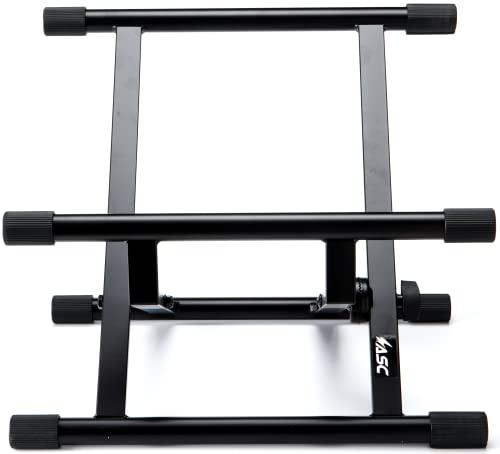 American Sound Connection ASC-K037 Professional Guitar Amp Stand Or Speaker Cabinet Adjustable Locking Height Up To 99 Lbs thumb #1
