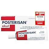 POSTERISAN akut Hämorrhoidensalbe 50 mg/g (Lidocain) mit Applikator – schnelle Hilfe bei starkem Juckreiz & Schmerzen im Analbereich – Rektalsalbe, 25 g