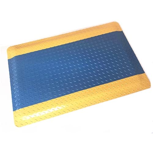 Tapis de sol en vinyle bleu pour éliminer les douleurs de la station debout