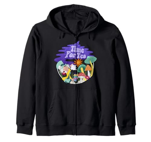 Sweat Mad Hatter Time For Tea avec fermeture éclair et capuche ajustable Disney