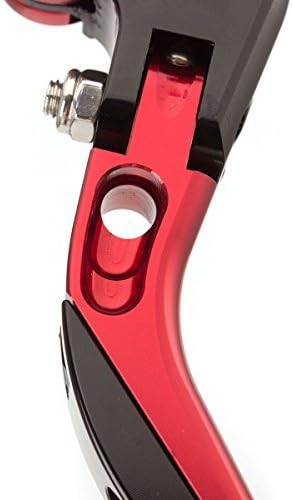 Miniatura 5 de FXCNC Palancas de embrague de freno plegables extensibles ajustables compatibles con Raptor YFM660 01-04, TTR125LLELW 00-16, Banshee 350 02-06,