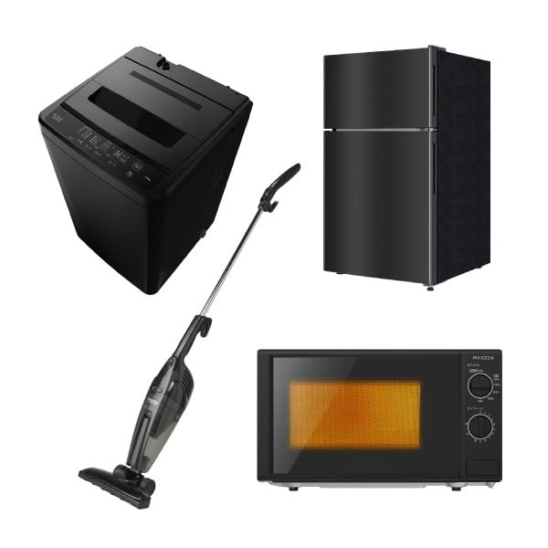 Amazon | 【新生活家電セット】 MAXZEN 家電4点セット (洗濯機・冷蔵庫