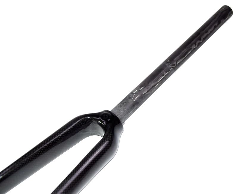 Horquilla Para Bicicleta Horquilla delantera de fibra de carbono for bicicleta de carretera de carreras, 700C, 25,4 mm, brillante y mate, horquilla rígida de carbono for bicicleta de piñón fijo Horqui