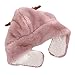 BESPORTBLE Plüsch Geweih Hut Verdickte Warme Kinder Hutschal Schöne Kinder Bomber Hut Weihnachten Winter Headwear Geschenke Für Kinder Kinder Jungen Mädchen Rosa