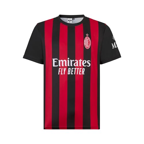 A.C. Milan Maglia Replica Stadio Home, Temporada 2025/2026, Producto Oficial, X-Large Unisex Adulto